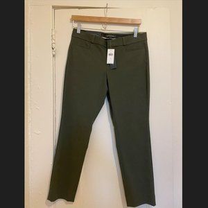 NWT Banana Republic Sloan Olive Ankle Pants Size 2S